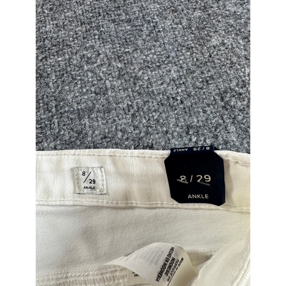 Lucky Brand Women's White Ankle Slim Ava Mid Rise Jeans Size 8/29 - Picture 12 of 16